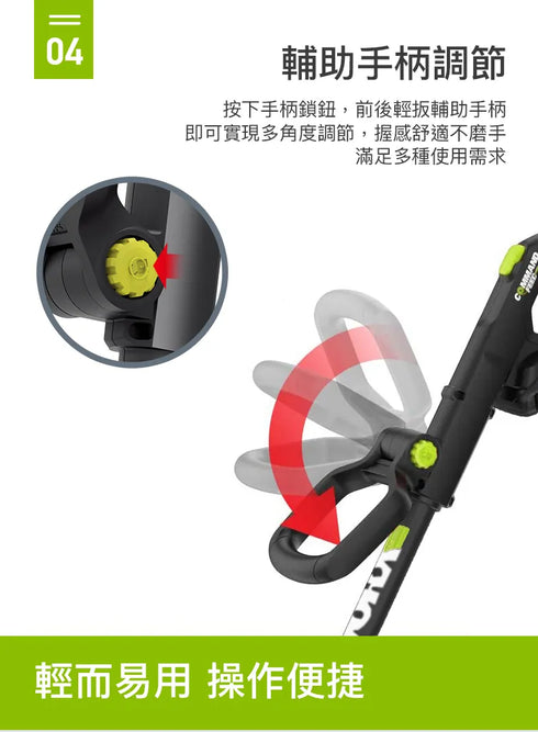 威克士Worx WD163 20V 30cm無刷割草機